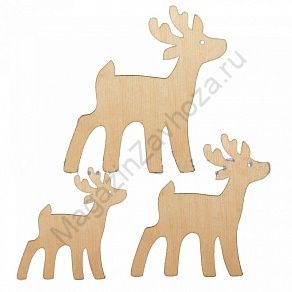 ТВОРЧЕСТВО ОЛЕНЬ (ФАНЕРА)