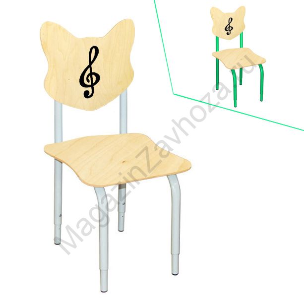 СТУЛ НА МЕТАЛЛОКАРКАСЕ РЕГ. 100 ( СКР. КЛ. ЧЁРН )