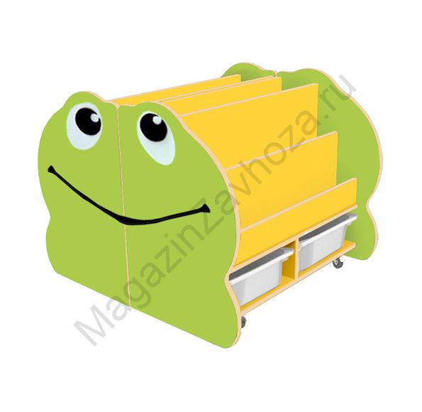 ТУМБА ДЛЯ ИГРУШЕК И ПОСОБИЙ 15 С ДЕКОРОМ И КОНТЕЙНЕРАМИ