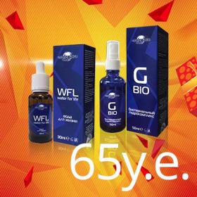 Акция "Дешевле вместе" на Water for life + G-bio