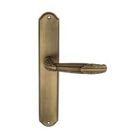 Ручка на планке Venezia Angelina PL02. бронза матовая