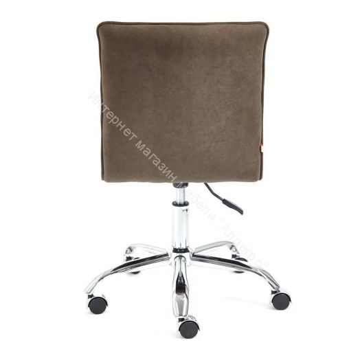 Кресло ZERO флок, коричневый, 6