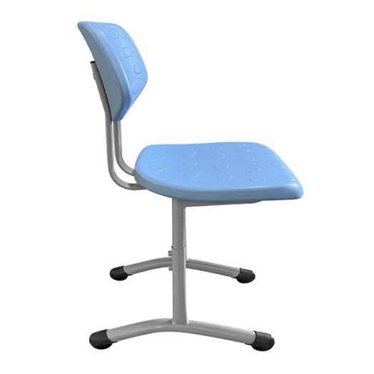 ИНС-4-2 Стул ученический регулируемый (Антивандальный Синий Полиуретан)