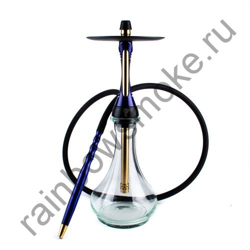 Кальян Alpha Hookah Model S Dark Blue (Альфа Хука Модель S Синий Лаковый)