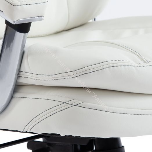 Кресло SOFTY LUX кож/зам, белый, 36-01