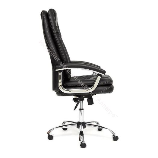 Кресло SOFTY LUX кож/зам, черный, 36-6