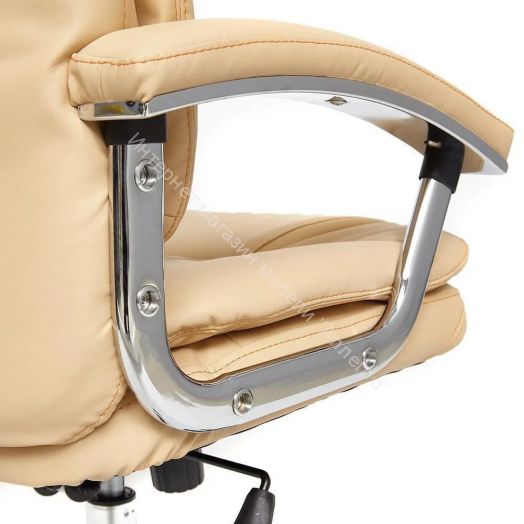 Кресло SOFTY LUX кож/зам, бежевый, 36-34