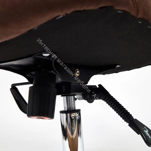 Кресло SOFTY LUX флок, коричневый, 6