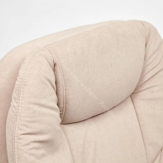 Кресло SOFTY LUX флок, бежевый, 7