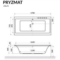 схема Excellent Pryzmat 170x75