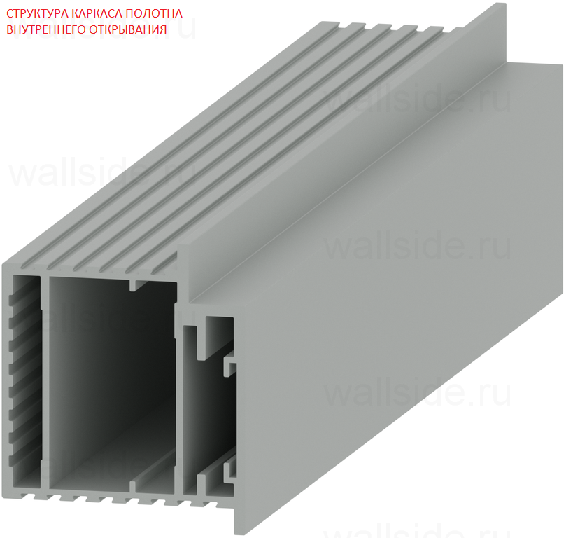 Скрытая дверь Pro Design Panel под отделку, открывание внутрь