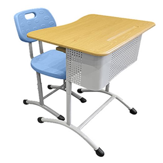 ИНКЭ-142 Комплект ученической мебели одноместный (Стол МДФ с экраном и стул ИНС-4-2)