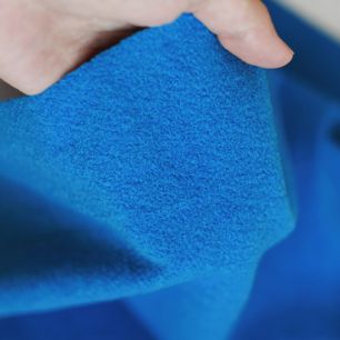 Искусственный мех микрофибра - Синий, 50х37