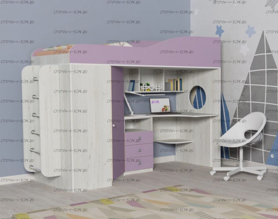 Кровать-чердак Кадет-1А