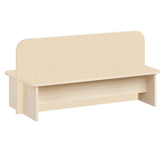 РСН-0100-01 Скамья Детская двухсторонняя Цвет Дуб молочный (1000x500x500 мм)