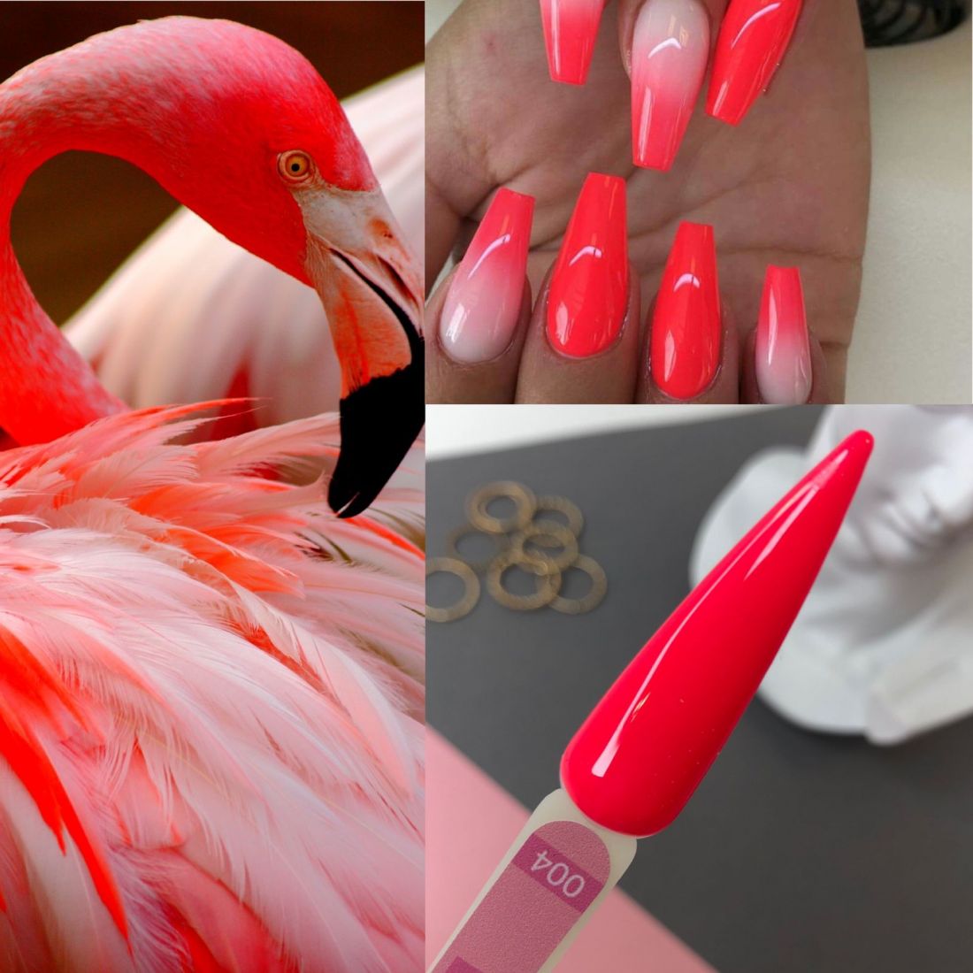 Гель-лак Flamingo №004