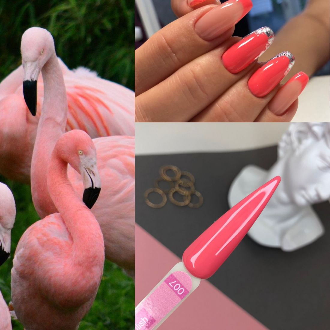Гель-лак Flamingo №007