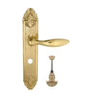 Ручка на планке Venezia Maggiore PL90 WC-4. латунь полированная