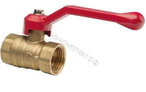 КРАН  шар. !ЖЕЛТЫЙ! AQUALINK 1/2" ВР-ВР РЫЧАГ