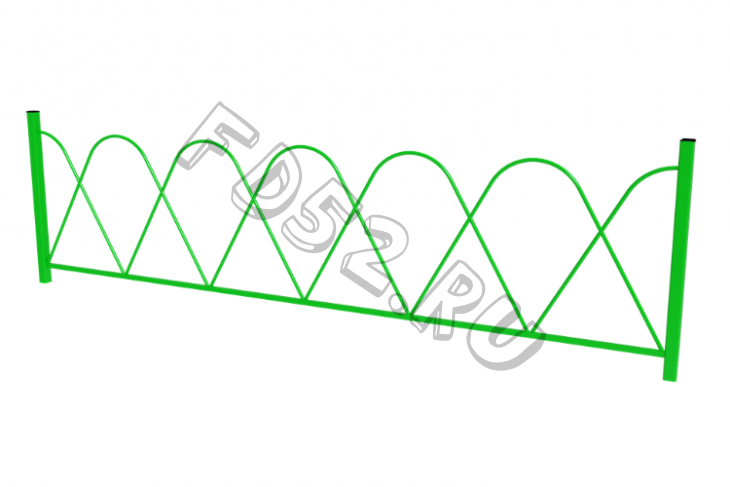 Ограждение 500х2000 тип 10 зеленое