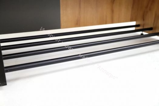 Прихожая Ольга-Лофт 2 (Дуб Крафт Золотой/Темно-Серый)