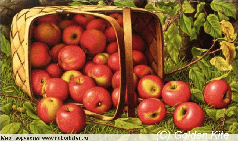 Набор для вышивания "2806 Basket of Apples (medium)"