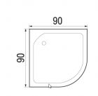 Душевая кабина AMUR Б/К 90/24 МТ