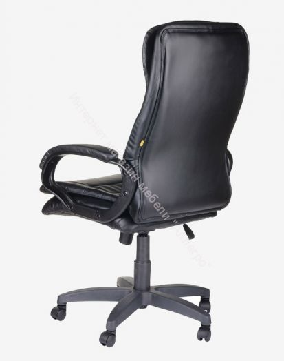 Кресло Силуэт ультра (кожзам чёрный)