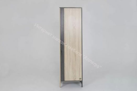 Шкаф Гретта 3 (Ясень Черный/Дуб Сонома)