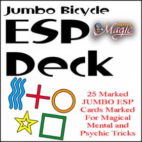 Краплёные карты Jumbo Marked ESP Decks (Bicycle)