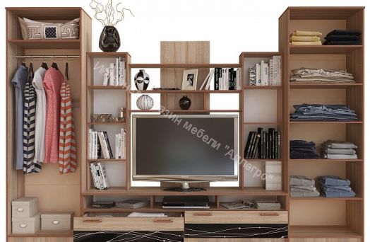 Гостиная "Багира" Дуб сонома/Кашемир