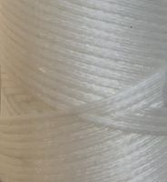 Нитки вощеные d1мм для ручной прошивки  DAFNA, WHITE, арт. Dafna-0097