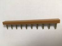 Набойки полосы из двухкомпонентного полиуретана со штырем Пилигрим 3 мм, 12*12, 5 пар, бежевые