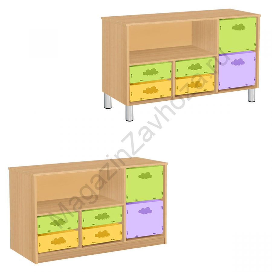 ТУМБА КОМБИНИРОВАННАЯ СИСТЕМА ХРАНЕНИЯ К/122 МДФ