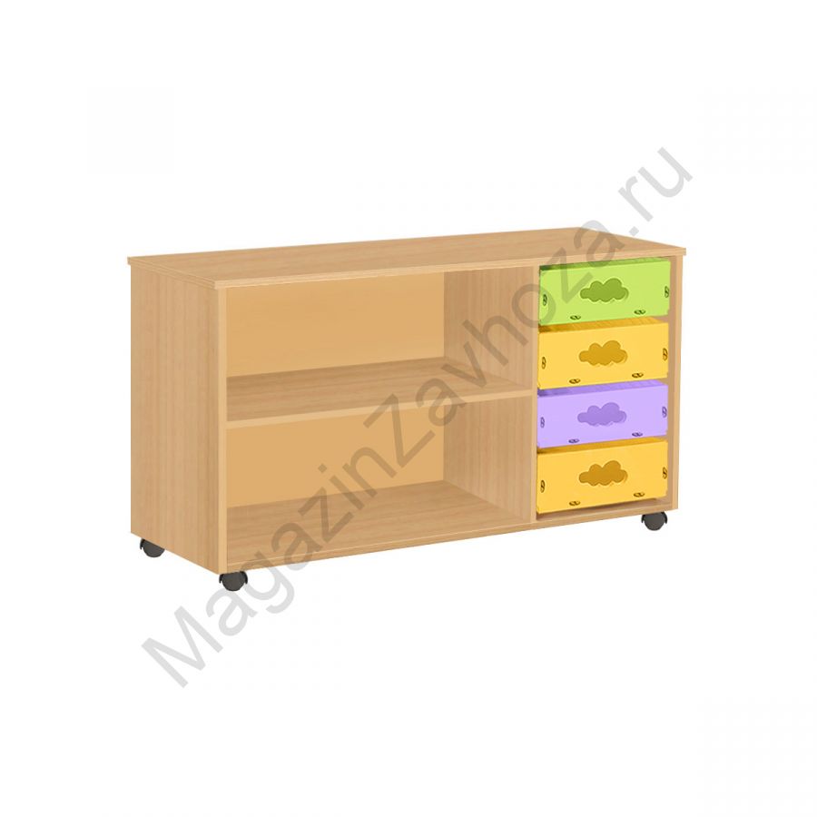 ТУМБА ПОДКАТНАЯ СИСТЕМА ХРАНЕНИЯ П/145 МДФ