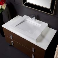 Раковина 60 Armadi Art Venturo 812 белая схема 1