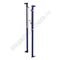 Волейбольные стойки универсальные пристенные с механизмом натяжения троса
