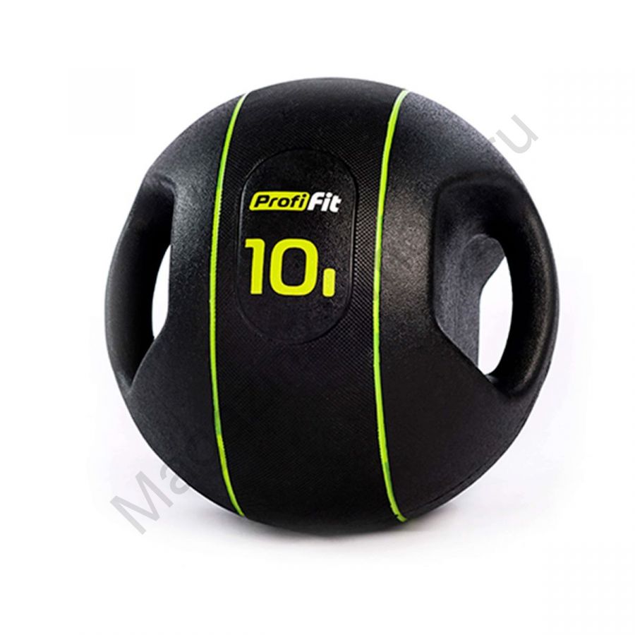 Медицинбол PROFI-FIT с хватами 10 кг