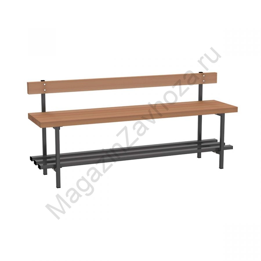 Скамья для раздевалок со спинкой 1,5 мz