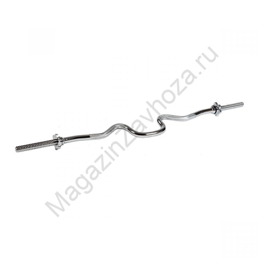 Гриф для штанги ZSO, D-25, ломаный EZ-образный, замок-гайки Вейдера