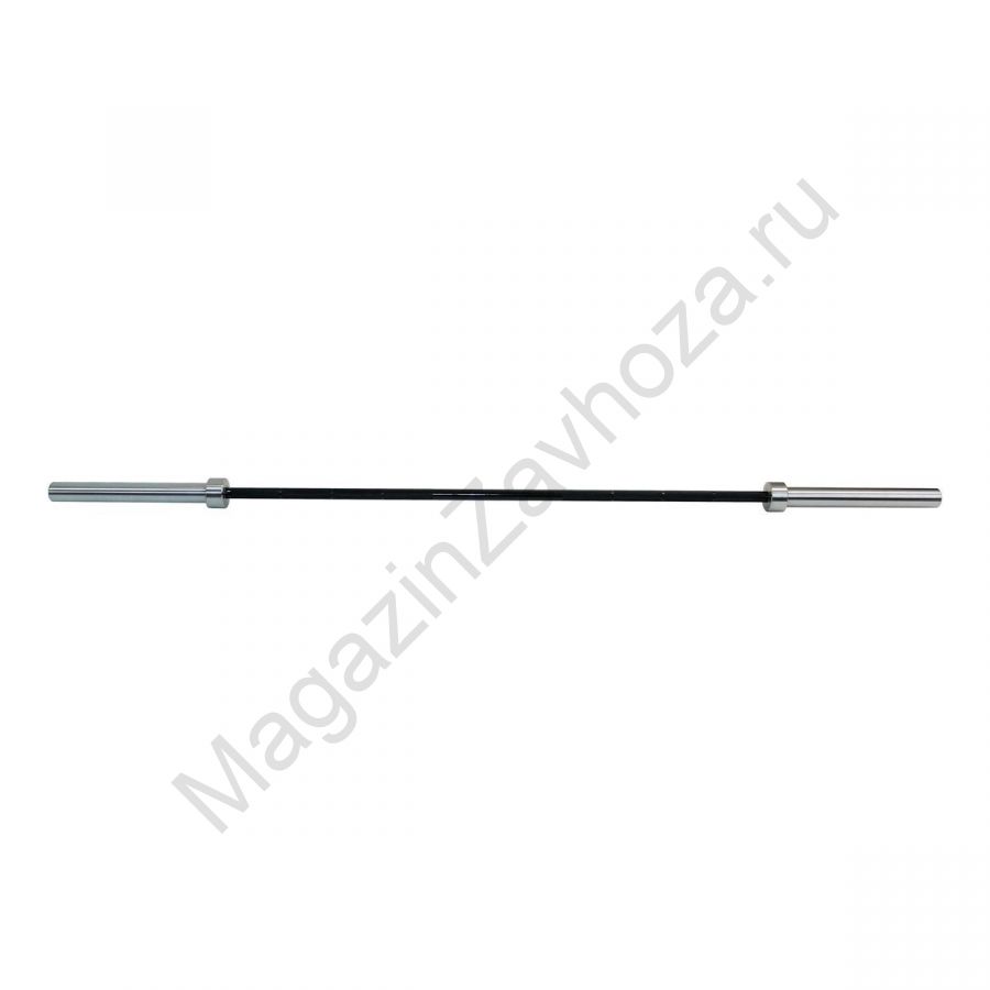 Гриф для штанги ZSO, D-50, L2200, гладкая втулка, до 453 кг, замки-пружины