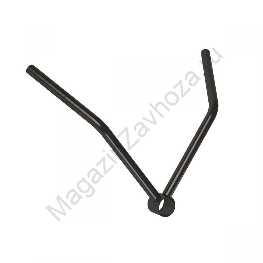 Тяга грифа - ручки длинные, средний хват, ZSO-6003