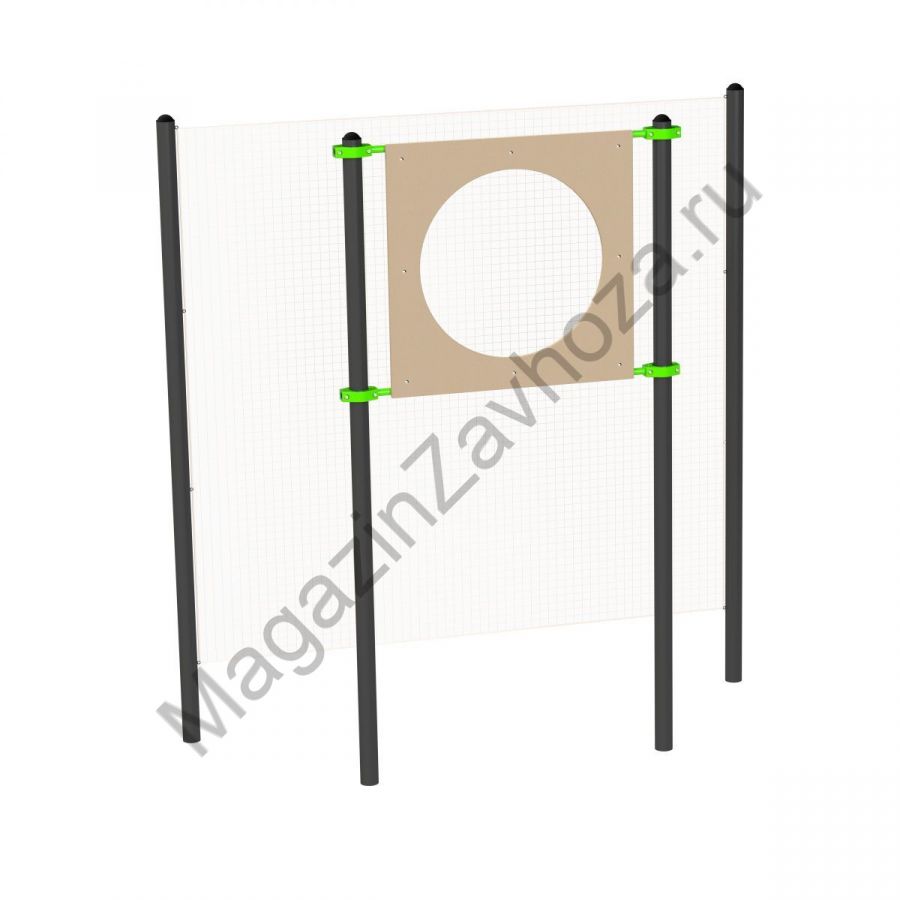 W354 GTO Мишень на стойках круглая (для метания теннисного мяча в цель) D90 см Zavodsporta