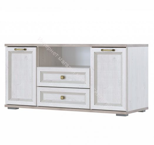 Тумба Александрия ТБ-107 (1250 мм) с 2 ящиками и нишей