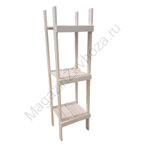 Стеллаж 3х ярусный (У) 1200*300*300