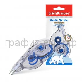 Корректирующая лента ErichKrause Arctic white, 5мм х 8м 21886