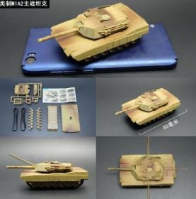 Сборная модель танка Абрамс M1A2 без клея