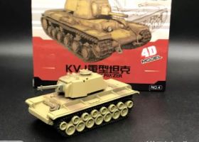 Сборная модель танка  КВ-1 в масштабе 1/72 песочный