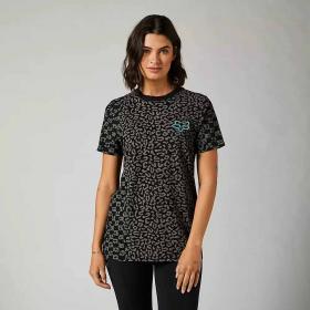 Fox Cheetah Check SS Tee Black футболка женская