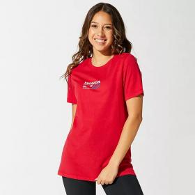 Fox Honda SS Tee Flow Red футболка женская